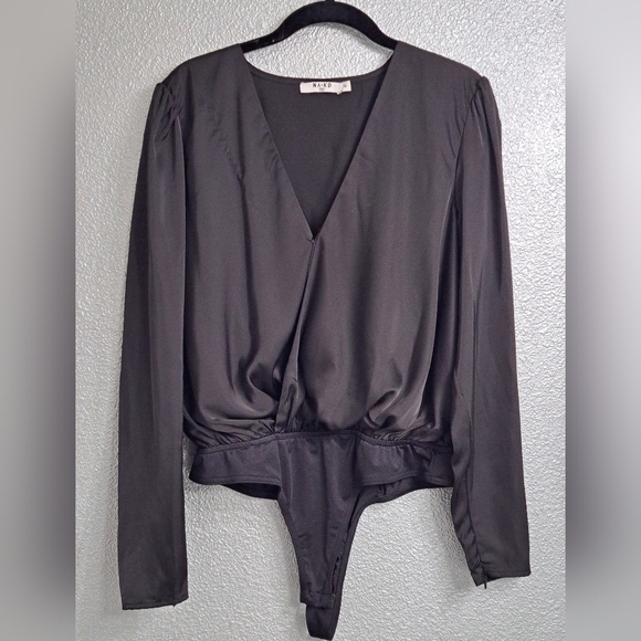 NA KD Tops - NA KD Black Soft Body Suit Size 40/M